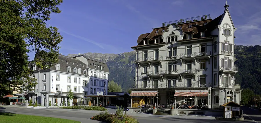 Das Carlton-Europe von der Strasse aus
