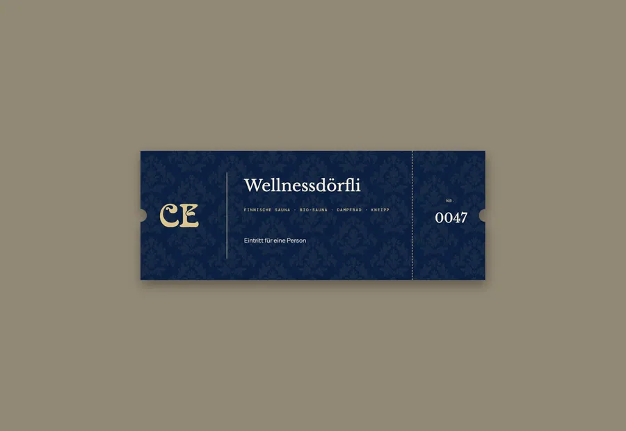 Eintrittskarte Wellnessdörfli