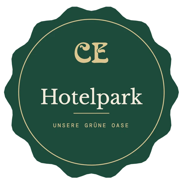 Kofferaufkleber: Hotelpark