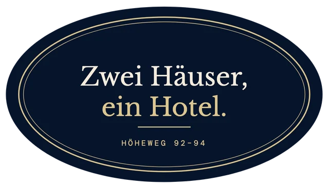 Kofferaufkleber: Zwei Häuser