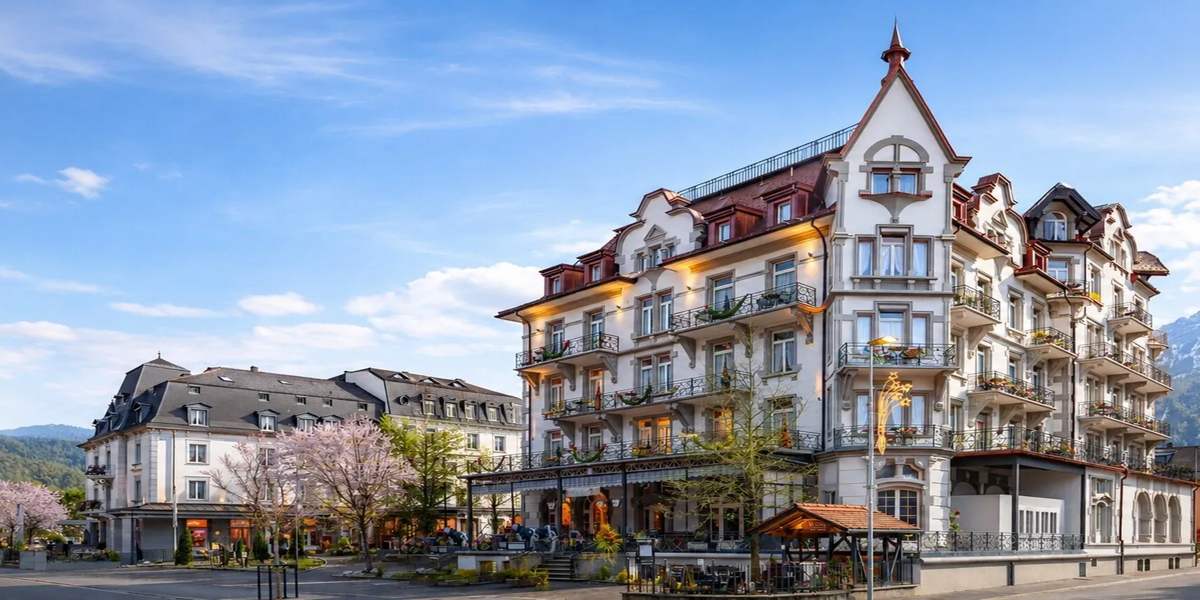 Das Carlton und das Europe am Höheweg in Interlaken
