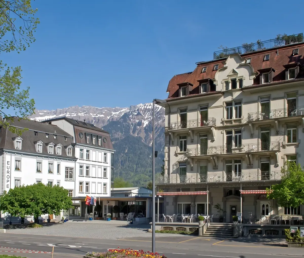Das Carlton und das Europe am Höheweg