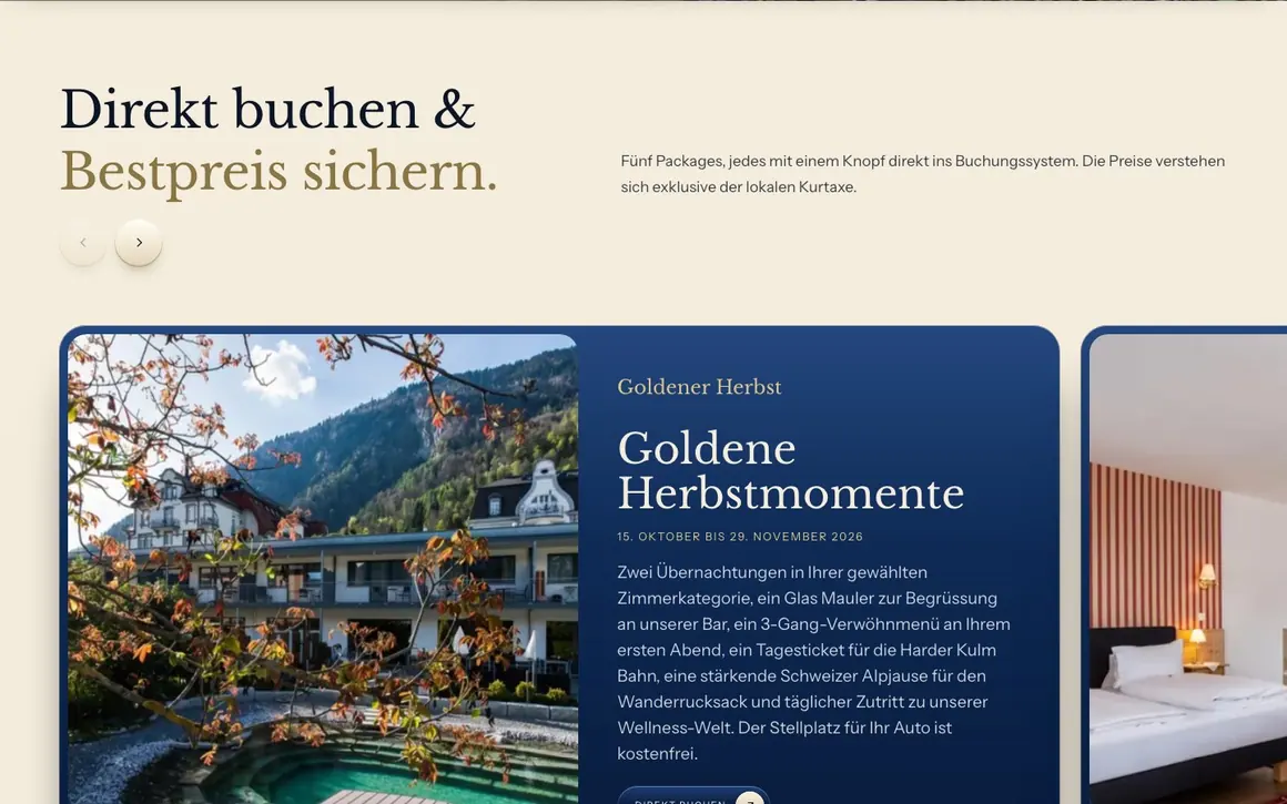 Packages zum Blättern