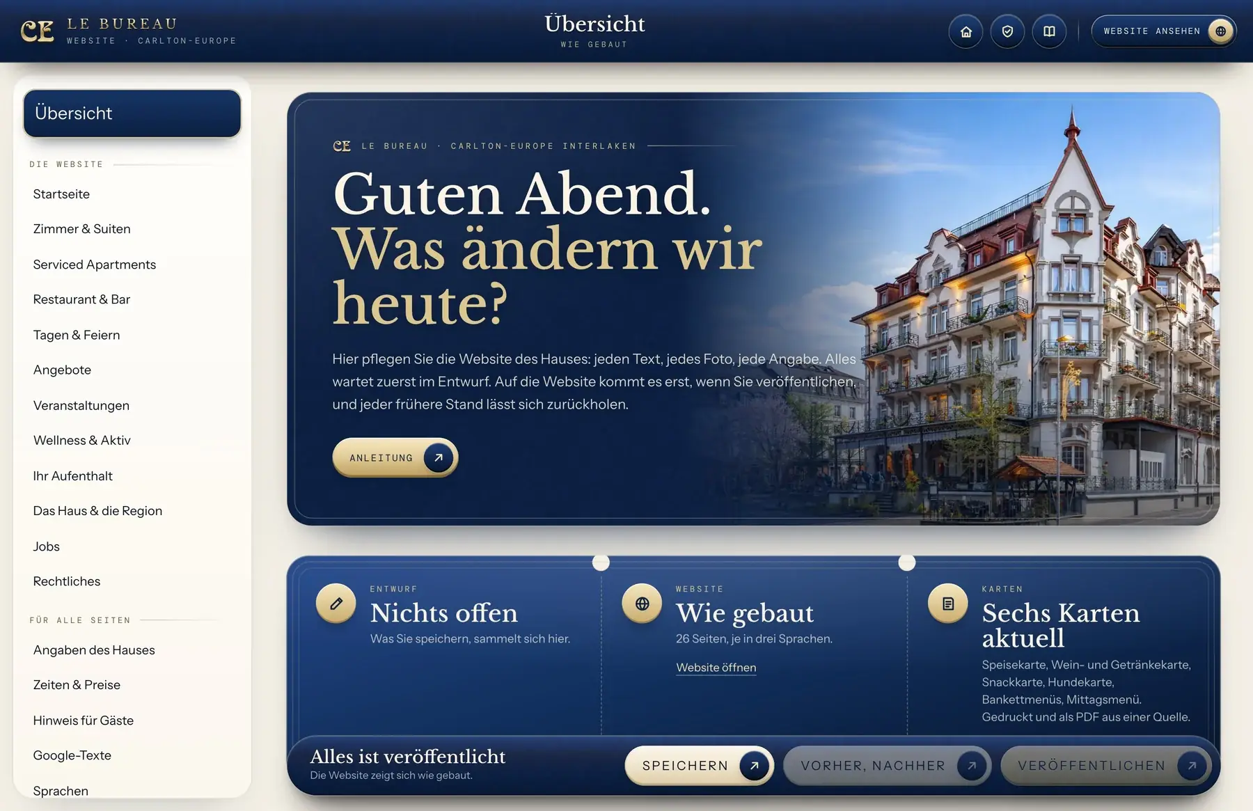 Le Bureau: Übersicht