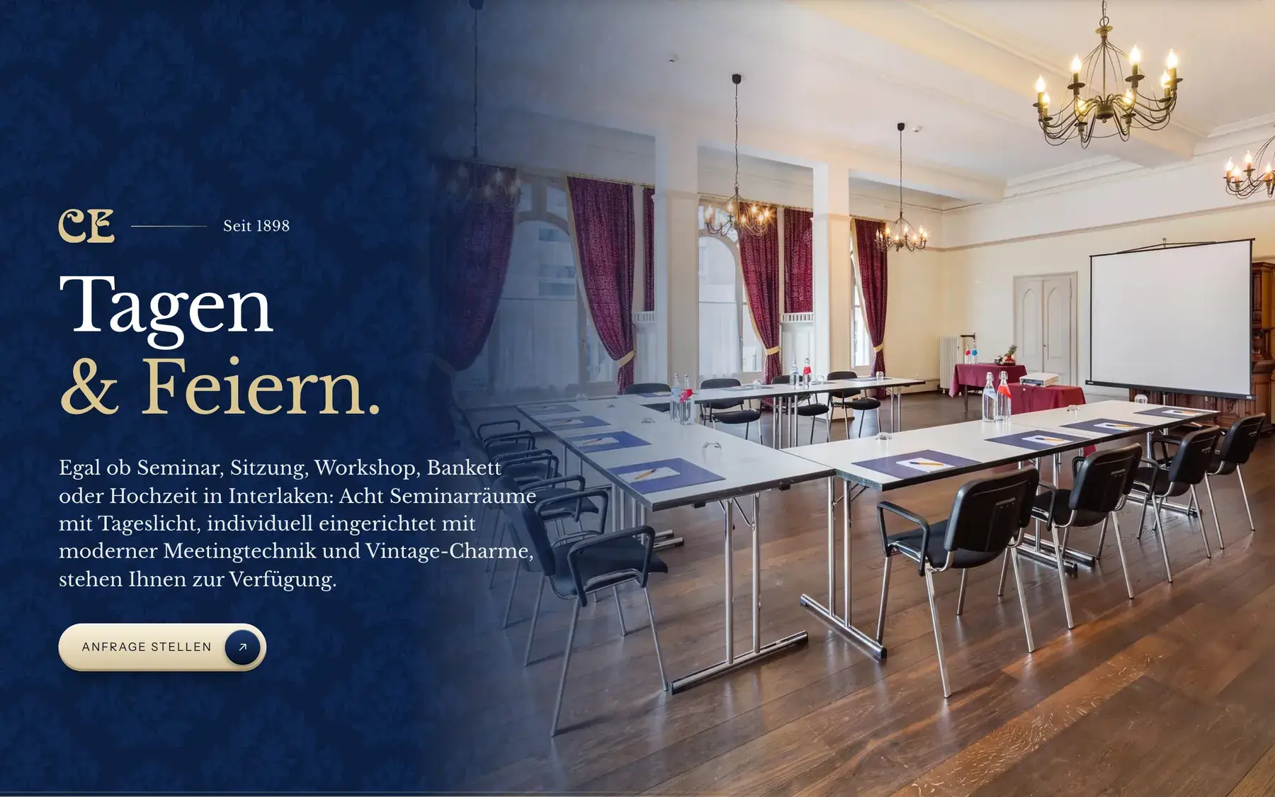 Neu: Tagen & Feiern