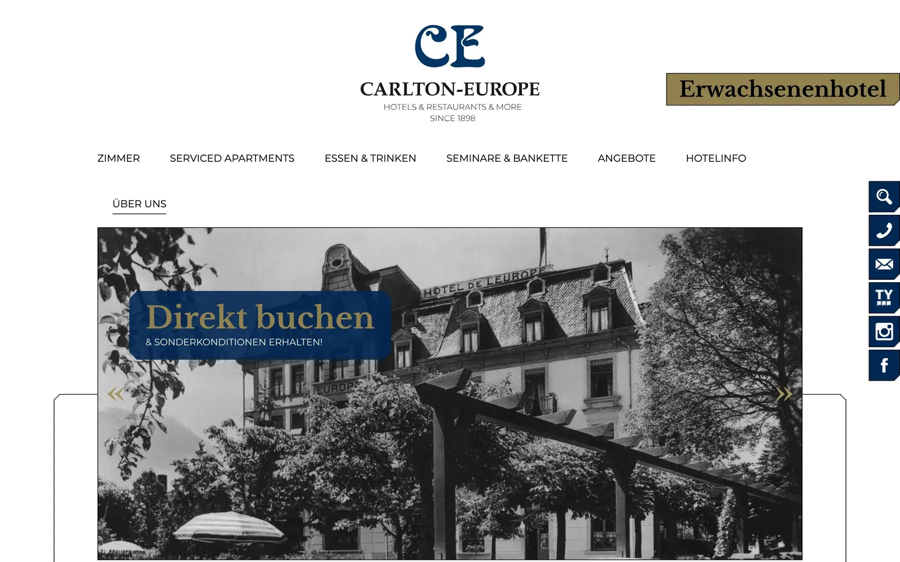 Heute: Das Haus auf carltoneurope.ch