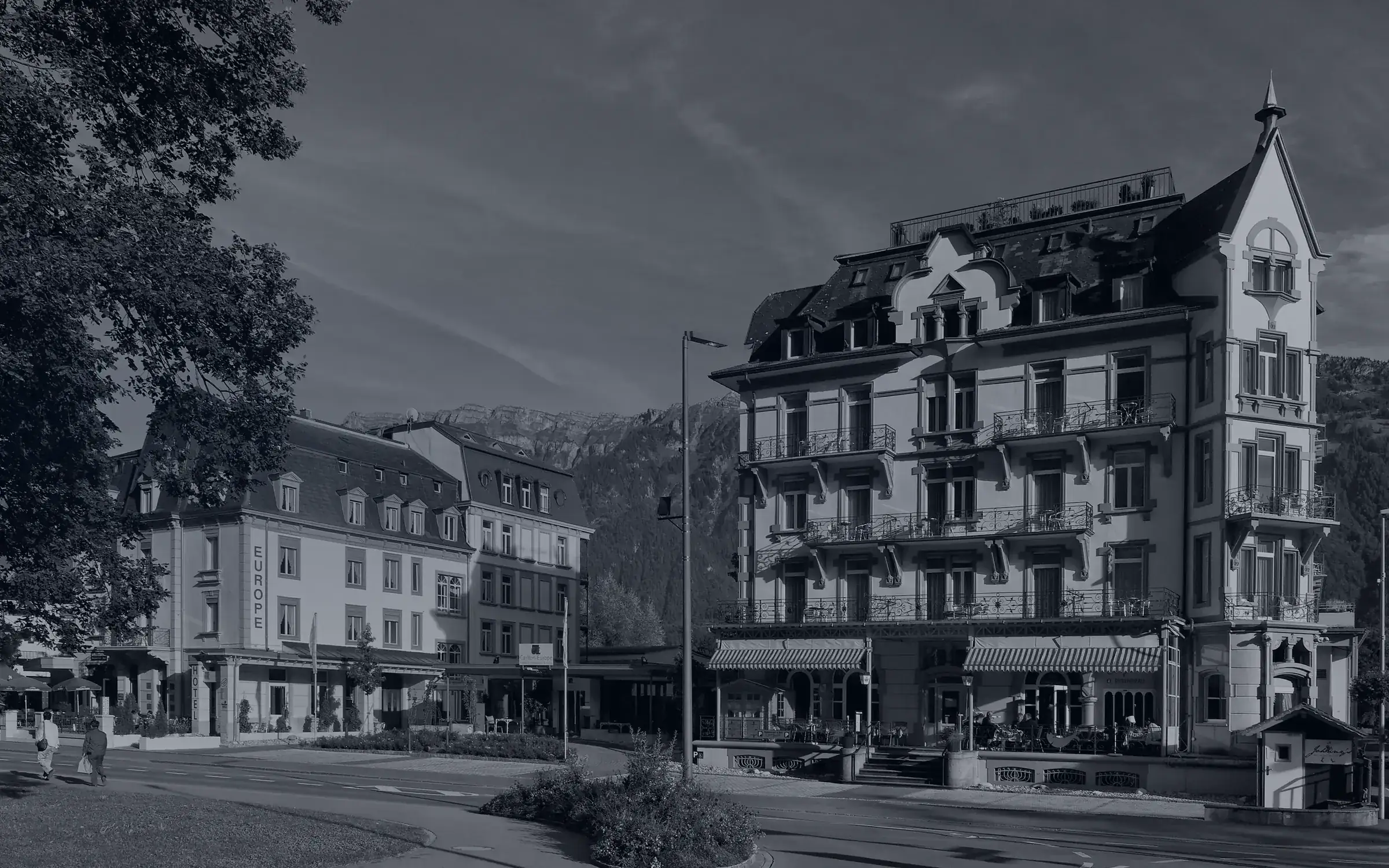 Das Carlton und das Europe am Höheweg